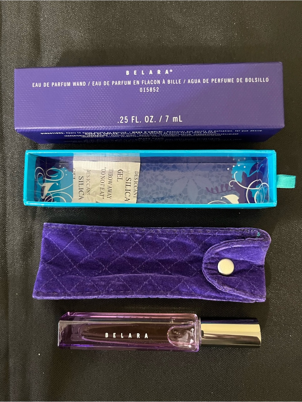 Mary Kay Belara Rollerball Set — Purple with Teal Interior